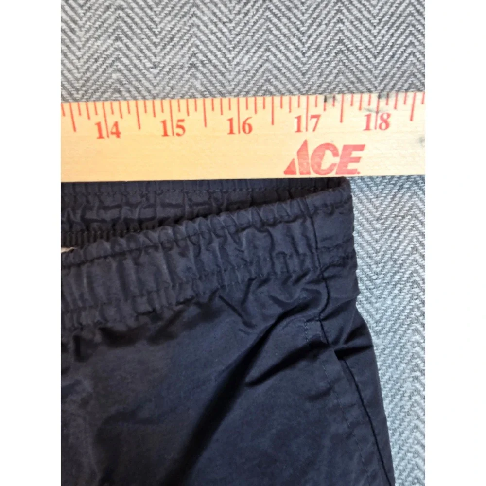 Nike Boys Black Nylon Track Pants Cargo Pocket XL 18-20 Windbreaker Joggers